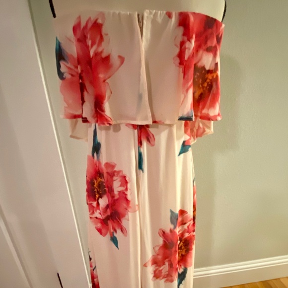 Nordstrom brand way-in maxi strapless dress - Picture 2 of 5